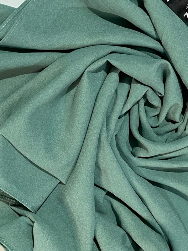 LIGHT SEAGREEN HEAVY CHIFFON