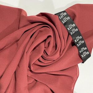 OLD ROSE HEAVY CHIFFON